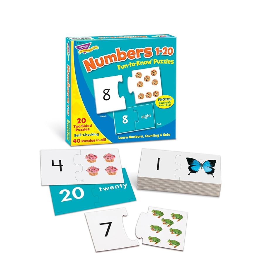 Amazon.co.jp: トレンド 英単語 パズル 1から20の数字 Trend Fun